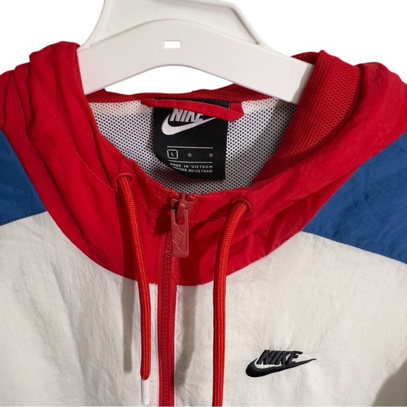 Nike Vintage Athletic Sportswear Wind Breaker Hooded - Picture 5 of 16